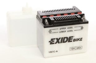 12V 8Ah YB7C-A 130x90x114-+ Exide kaina ir informacija | Moto akumuliatoriai | pigu.lt