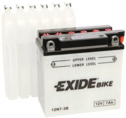 12V 7Ah 12N7-3B 135x75x133-+ Exide kaina ir informacija | Moto akumuliatoriai | pigu.lt