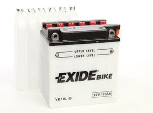 12V 11Ah YB10L-B 135x90x145-+ Exide kaina ir informacija | Moto akumuliatoriai | pigu.lt