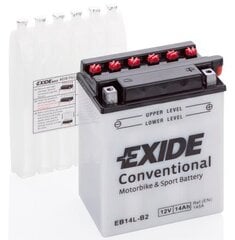 12V 14Ah YB14L-B2 134x89x166-+ Exide цена и информация | Мото аккумуляторы | pigu.lt