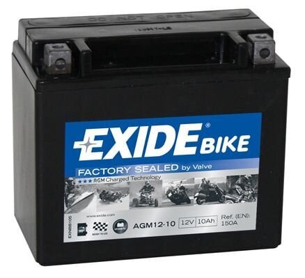 Moto akumuliatorius Exide, 12V kaina ir informacija | Moto akumuliatoriai | pigu.lt