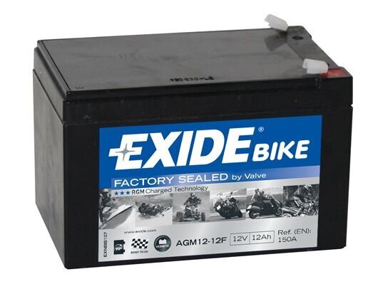 Moto akumuliatorius Exide, 12V kaina ir informacija | Moto akumuliatoriai | pigu.lt