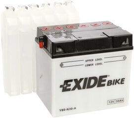 12V 30Ah Y60-N30-A 185x128x168+- Exide kaina ir informacija | Moto akumuliatoriai | pigu.lt