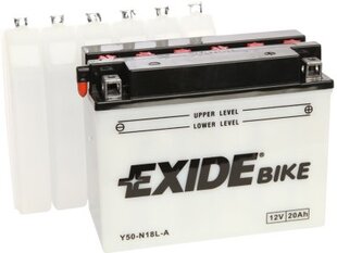 12В 20Ач Y50-N18L-A 205x90x162-+ Exide цена и информация | Мото аккумуляторы | pigu.lt