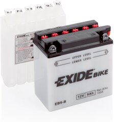 12V 9Ah YB9B 135x75x139+- Exide kaina ir informacija | Moto akumuliatoriai | pigu.lt