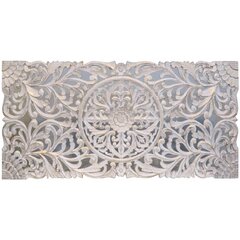 Изголовье кровати DKD Home Decor MDF Белый (180 x 4 x 90 cm) цена и информация | Кровати | pigu.lt