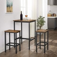 Baro stalas VASAGLE LBT25X kaina ir informacija | Virtuvės ir valgomojo stalai, staliukai | pigu.lt