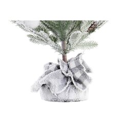 Naujametinė eglutė DKD Home Decor Juoda Balta Žalia PE Sniegas (30 x 30 x 66 cm) kaina ir informacija | Kalėdinės dekoracijos | pigu.lt