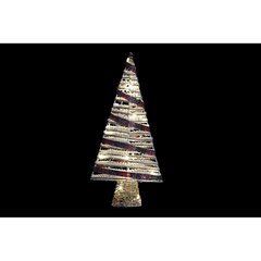 Новогодняя ёлка DKD Home Decor, цвет натуральный/красный/чёрный/белый, ротанг, 29 x 12 x 60 см цена и информация | Рождественское украшение CA1031, 10 см | pigu.lt