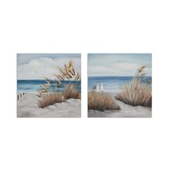 Dviejų dalių paveikslas Paplūdimys kaina ir informacija | Reprodukcijos, paveikslai | pigu.lt