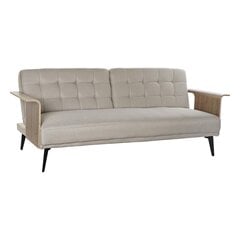 Sofa-lova DKD Home Decor, smėlio/juoda/ruda kaina ir informacija | Sofos | pigu.lt