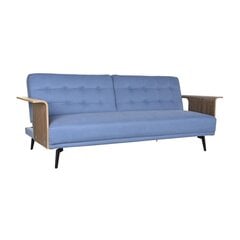 Sofa-lova DKD Home Decor, mėlyna/ruda/juoda kaina ir informacija | Sofos | pigu.lt