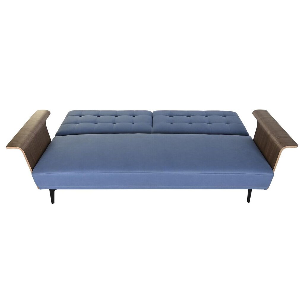 Sofa-lova DKD Home Decor, mėlyna/ruda/juoda kaina ir informacija | Sofos | pigu.lt