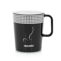 Чашка Recaro Classic, черная цена и информация | Стаканы, фужеры, кувшины | pigu.lt