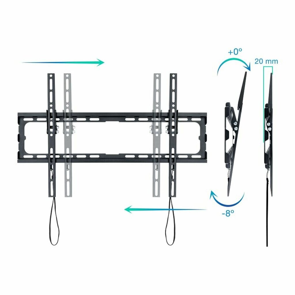 TooQ LP1081T-B 37-80” цена и информация | Televizorių laikikliai, tvirtinimai | pigu.lt