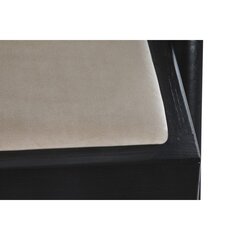 Стул с подлокотниками DKD Home Decor Бежевый обитый 56 x 54 x 82 cm Чёрный ротанг цена и информация | Стулья для кухни и столовой | pigu.lt