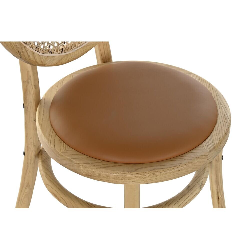 Kėdė DKD Home Decor, 43x43x89 cm, ruda kaina ir informacija | Virtuvės ir valgomojo kėdės | pigu.lt