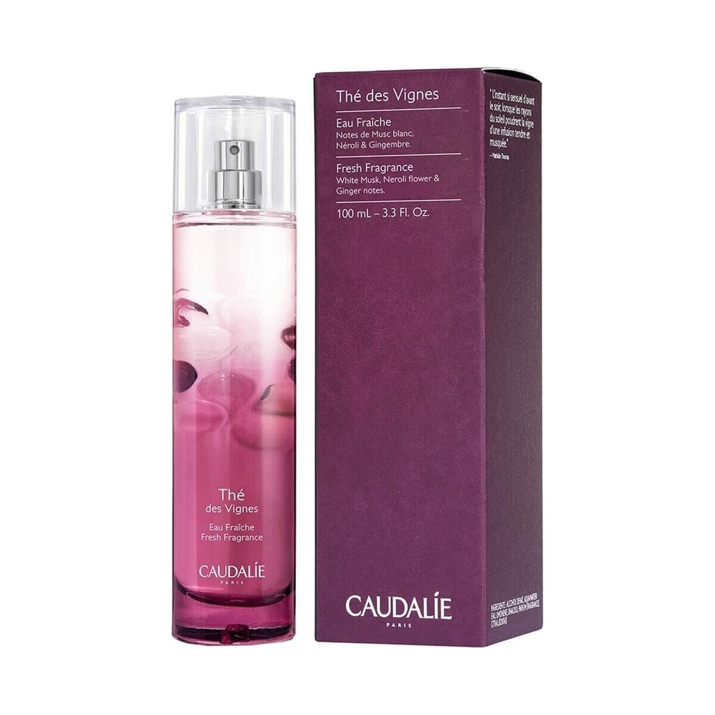 Unisex gaivus vanduo Caudalie Thé Des Vignes Eau Fraiche 100 ml цена и информация | Kvepalai moterims | pigu.lt