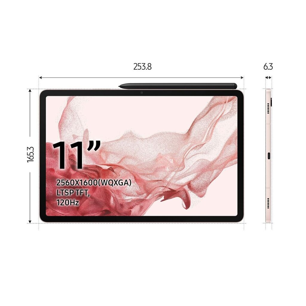 Samsung Galaxy Tab S8 WiFi 8/128GB SM-X700NIDAEUB kaina ir informacija | Planšetiniai kompiuteriai | pigu.lt