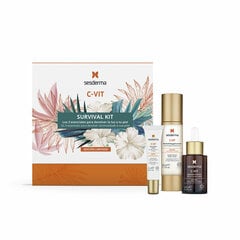 Rinkinys Sesderma C-VIT Survival Kit: serumas, 30ml + akių srities kremas, 15 ml + kremas, 50 ml  kaina ir informacija | Veido kremai | pigu.lt