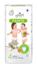 Подгузники-трусики Happy Pants Maxi, 4. размер (8-14 кг), 44 шт. цена и информация | Happy Товары для детей и младенцев | pigu.lt