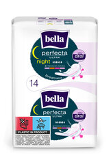 Higieniniai paketai Bella Perfecta Ultra Night, 14 vnt. kaina ir informacija | Tamponai, higieniniai paketai, įklotai | pigu.lt