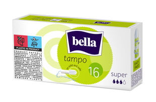 Tamponai Bella Tampo Super, 16 vnt. kaina ir informacija | Tamponai, higieniniai paketai, įklotai | pigu.lt