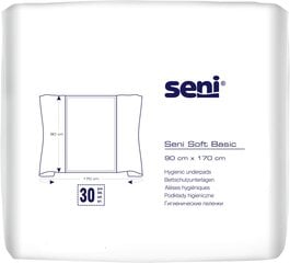 Впитывающие пеленки Seni Soft Basic, 90x170 см, 30 шт. цена и информация | Подгузники, прокладки, одноразовые пеленки для взрослых | pigu.lt