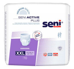 Подгузники-трусики Seni Active Plus, XXL размер, 10 шт. цена и информация | Подгузники, прокладки, одноразовые пеленки для взрослых | pigu.lt