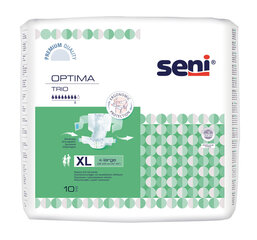 Sauskelnės Seni Optima Trio, XL dydis, 10 vnt. kaina ir informacija | Sauskelnės, įklotai, paklotai suaugusiems | pigu.lt