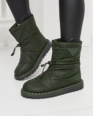 Сапоги женские Elmona, зеленые цена и информация | Женские ботинки | pigu.lt