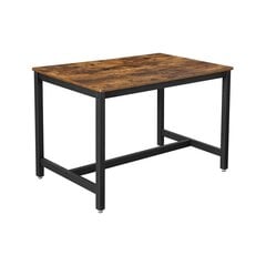 Обеденный стол на 4 персоны Vasagle, KDT75X цена и информация | Кухонные и обеденные столы | pigu.lt