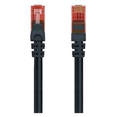 Жесткий сетевой кабель UTP кат. 6 Ewent EW-6U 1000 Mbit/s Чёрный цена и информация | Кабели и провода | pigu.lt