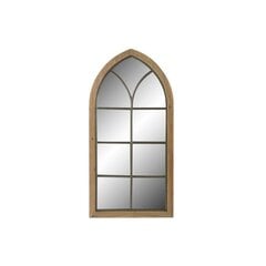 Настенное зеркало DKD Home Decor Натуральный Металл Деревянный Алюминий (65 x 4 x 135 cm) цена и информация | Зеркала | pigu.lt