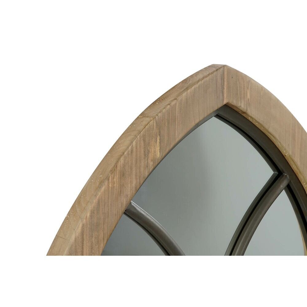 Sieninis veidrodis DKD Home Decor, rudas/juodas kaina ir informacija | Veidrodžiai | pigu.lt