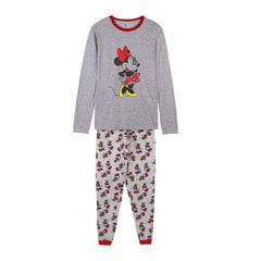 Pižama Minnie Mouse Moteris Pilka S0732566 kaina ir informacija | Pižamos, chalatai mergaitėms | pigu.lt