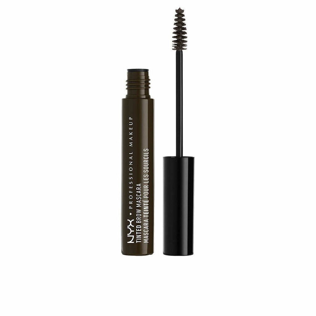 Antakių tušas NYX Tinted Brow Mascara Juodas, 6,5 ml цена и информация | Akių šešėliai, pieštukai, blakstienų tušai, serumai | pigu.lt