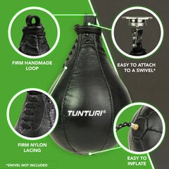 Боксерская груша Tunturi Speedball Leather, 17см цена и информация | Боевые искусства | pigu.lt