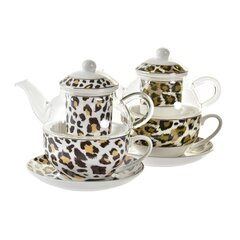Чайник DKD Home Decor, леопардовый, 2 шт. цена и информация | Чайники, кофейники | pigu.lt