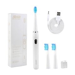 Seago Sonic toothbrush SG-551 (white) цена и информация | Электрические зубные щетки | pigu.lt