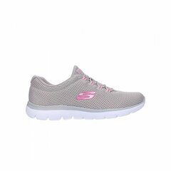 Sportbačiai moterims Skechers Mesh Bungee Slip-On Rusvai gelsva S6437336 kaina ir informacija | Sportiniai bateliai, kedai moterims | pigu.lt