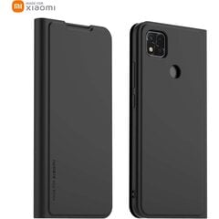 Made for Xiaomi Book Case for Xiaomi Redmi 9C/10A Black цена и информация | Чехлы для телефонов | pigu.lt