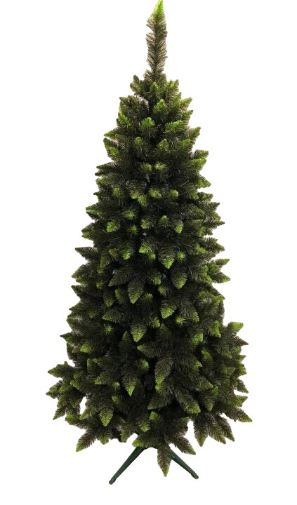 Dirbtinė Kalėdų eglutė PVC, Doris 2,20 m, su šviesiai žaliais antgaliais (skersmuo 120 cm) 2861