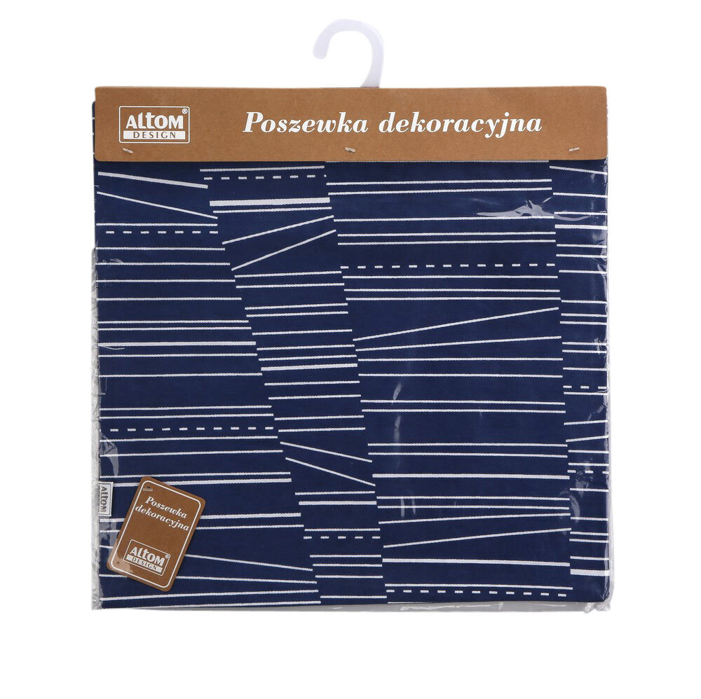 Dekoratyvinis pagalvės užvalkalas mėlynas 40X40 kaina ir informacija | Dekoratyvinės pagalvėlės ir užvalkalai | pigu.lt
