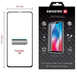 Swissten Ultra Durable Full Face Tempered Glass Защитное стекло Apple iPhone 14 Pro Max Черное цена и информация | Google Pixel 3a - 3mk FlexibleGlass Lite™ защитная пленка для экрана | pigu.lt