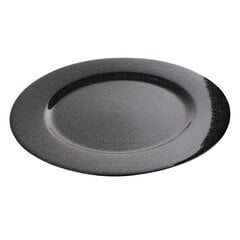 тарелка, черная, 33 см цена и информация | Посуда, тарелки, обеденные сервизы | pigu.lt