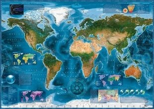 Dėlionė su žemėlapiu Heye Poster, 2000 d. kaina ir informacija | Dėlionės (puzzle) | pigu.lt