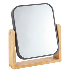 Зеркало, двухстороннее, хром цена и информация | Набор акскссуаров для ванной | pigu.lt