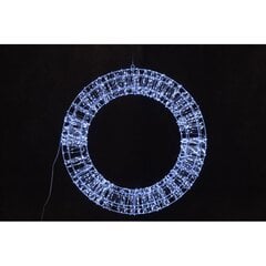 Šviečiantis žiedas 50 cm 1500 LED kaina ir informacija | Dekoracijos šventėms | pigu.lt