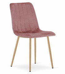 4-ių kėdžių komplektas Lava, rožinis kaina ir informacija | Virtuvės ir valgomojo kėdės | pigu.lt